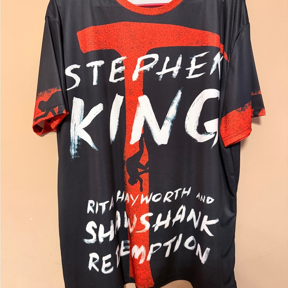 Custom Stephen King Shawshank Prison 3D Graphic Print Shirt 2xl